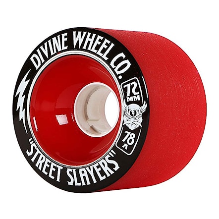 Longboard Wheels Divine Street Slayers red 2016 - 1