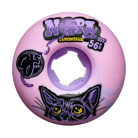 Skateboard Wheels OJ Nora Vasconcellos Elite pink/purple swirl 2020 - 1