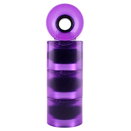 Longboard kolieska Penny Wheels transparent purple - 1