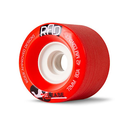 Longboard kółka R.A.D. Release red - 1