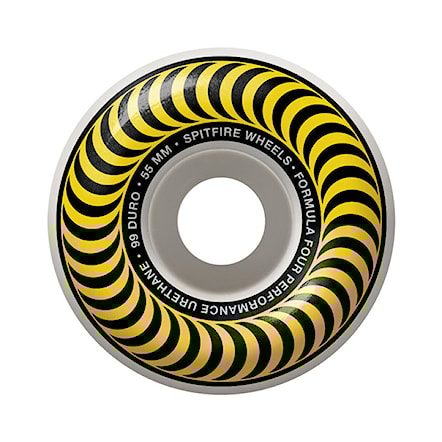 Skateboard kolieska Spitfire F4 99 Classic 55 mm/99A yellow 2023 - 1