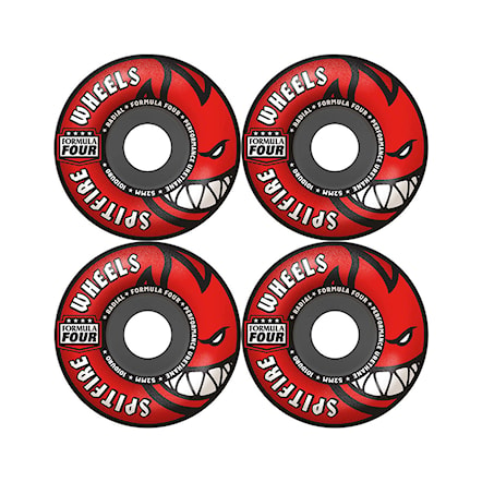 Skateboard kolečka Spitfire Radials grey/red 2020 - 1