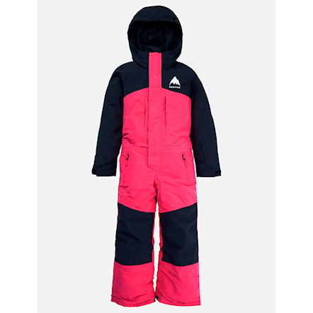 Snowboard Overalls Burton Kids One Piece true black/azalea pink 2025 - 8