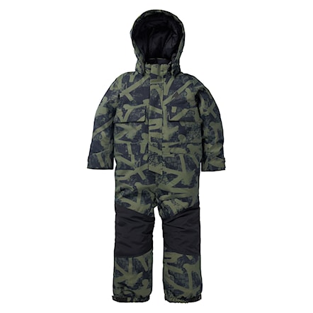 Kombinezon snowboardowy Burton Toddler One Piece forest city streets 2026 - 1
