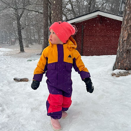 Kombinezon snowboardowy Burton Toddler One Piece goldenrod/imperial purple 2025 - 2