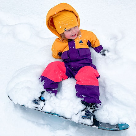 Kombinezon snowboardowy Burton Toddler One Piece goldenrod/imperial purple 2025 - 4