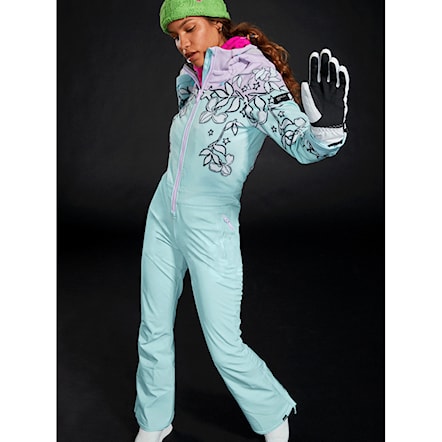 Kombinéza na snowboard Roxy Roxy X Rowley Ski Suit fair aqua laurel floral 2024 - 7