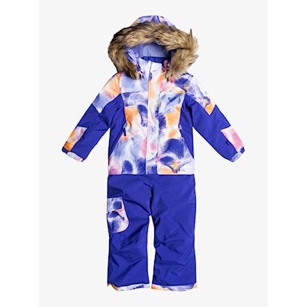 Snowboard Overalls Roxy Sparrow Jumpsuit bright white pansy pansy rg 2024 - 3