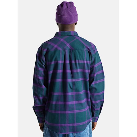 Košeľa Burton Favorite Flannel LS deep emerald/imperial purple plaid 2024 - 2