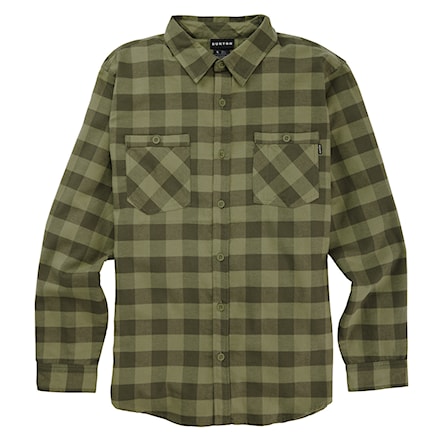 Košile Burton Favorite Flannel LS forest moss buffalo plaid 2023 - 1