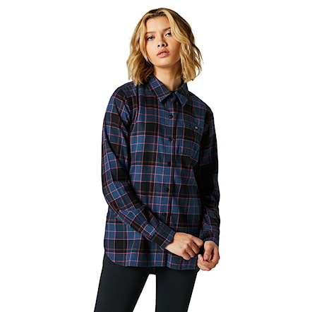 Shirt Fox Wms Pines Flannel dark indigo 2021 - 1