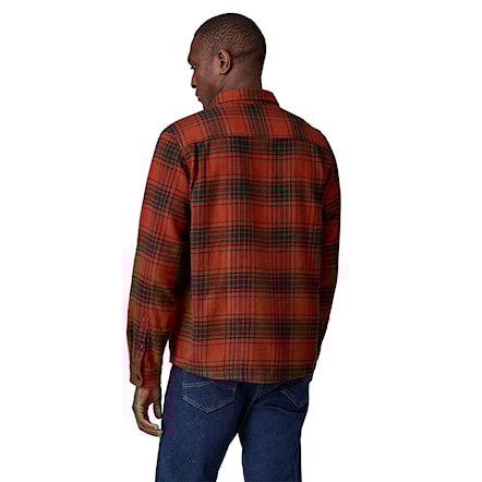 Košeľa Patagonia M's Fjord Flannel Shirt cascade: burnished red 2024 - 2