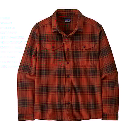 Košeľa Patagonia M's Fjord Flannel Shirt cascade: burnished red 2024 - 4