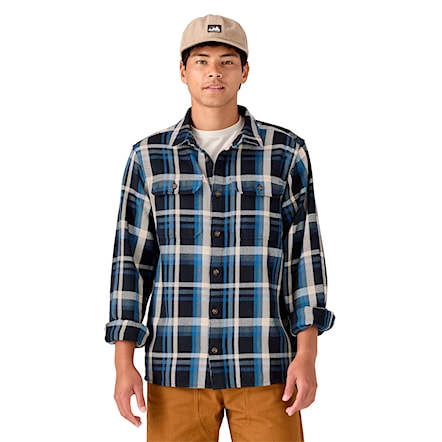 Košeľa Patagonia M's Fjord Loft Shirt coastal sunset: pitch blue 2024 - 1