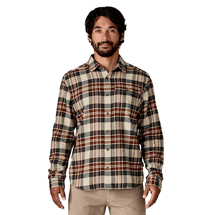 Košile Patagonia M's L/S Lw Fjord Flannel Shirt paw: dried vanilla 2025 - 1