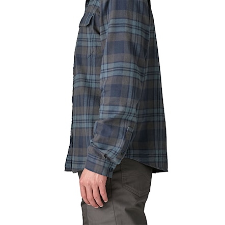 Košile Patagonia M's L/S Lw Fjord Flannel Shirt paw: smolder blue 2025 - 6