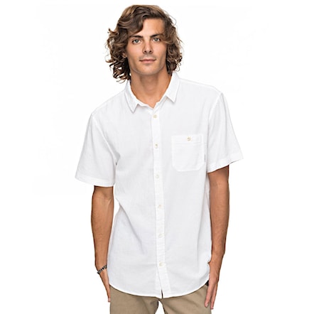 Shirt Quiksilver New Time Box Ss snow white 2018 - 1