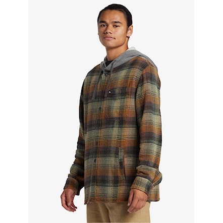 Shirt Quiksilver Sandbar Hooded Flannel grape leaf sandbar 2024 - 3