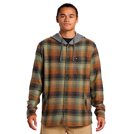 Shirt Quiksilver Sandbar Hooded Flannel grape leaf sandbar 2024 - 1