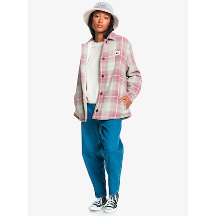 Košeľa Quiksilver Wms Uni Plaid Overshirt grape shake uni plaid overshir 2024 - 5