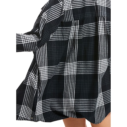 Košile Roxy Let It Go Flannel anthracite hallo plaid 2023 - 10