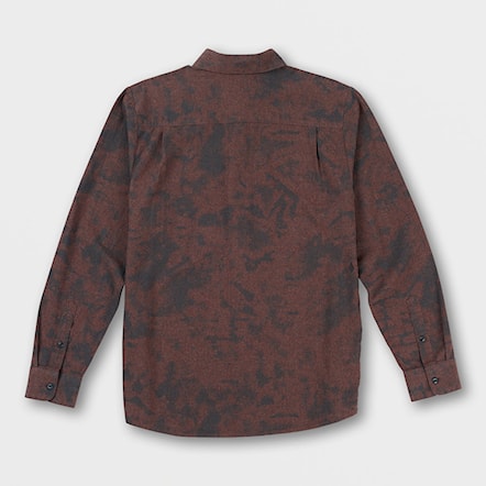 Shirt Volcom Tie Dye Flannel LS mahogany 2022 - 4