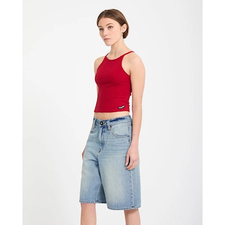 Kraťasy Volcom Wms Beeggy Denim Shorts dusty blue wash 2026 - 7