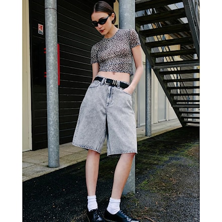 Kraťasy Volcom Wms Beeggy Denim Shorts grey vintage 2026 - 4