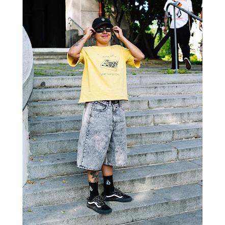 Kraťasy Volcom Wms Beeggy Denim Shorts grey vintage 2026 - 5