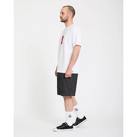 Kraťasy Volcom Work Dialed Short 22 black stripe 2026 - 8