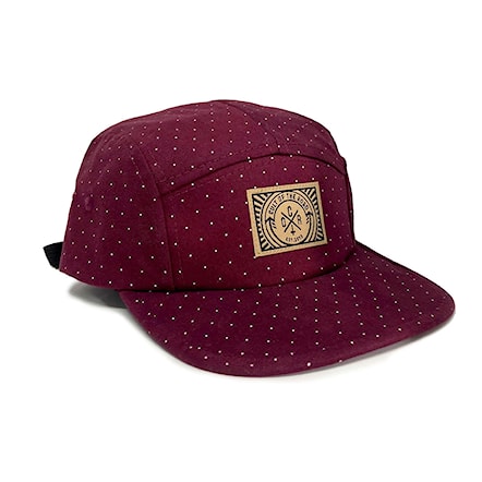 Šiltovka Cult of the Road Rise 5Panel maroon 2020 - 1