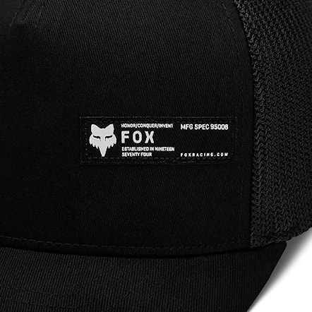 Czapka z daszkiem Fox Barge Flexfit black 2024 - 4