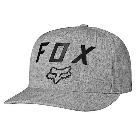 Czapka z daszkiem Fox Number 2 Flexfit heather grey 2017 - 1