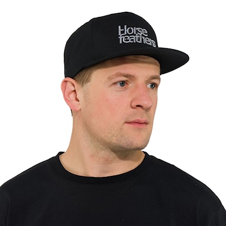Cap Horsefeathers Rise black 2025 - 3