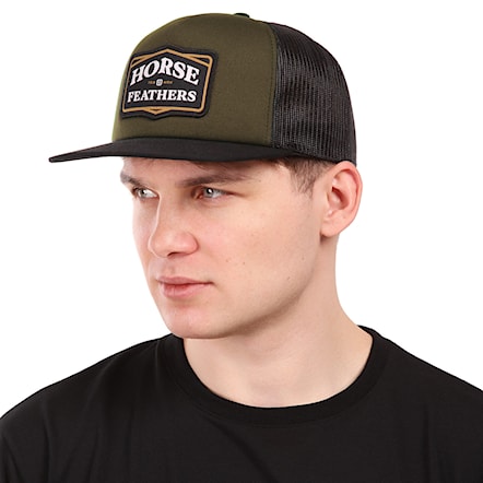 Kšiltovka Horsefeathers Tex olive night 2026 - 3