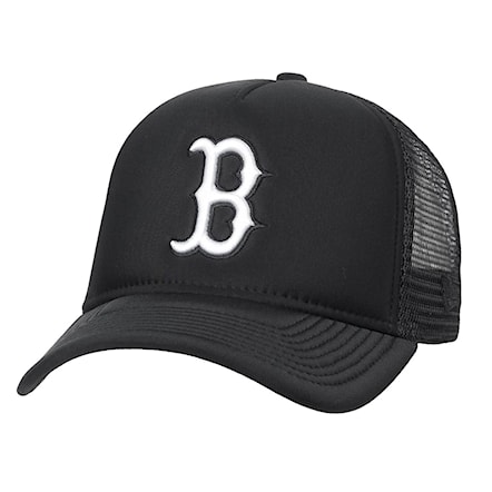Cap New Era Boston Red Sox Aframe Trucker black/optic white 2018 - 1