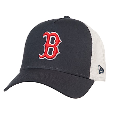 Cap New Era Boston Red Sox Aframe Trucker black/white/red 2018 - 1