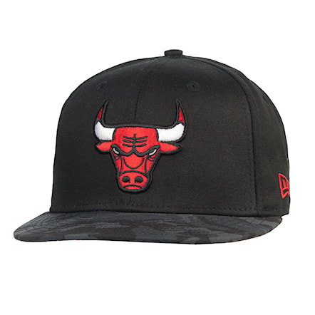 Cap New Era Chicago Bulls 9Fifty Team Camo black/multi coloured 2018 - 1