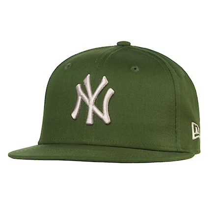 Czapka z daszkiem New Era New York Yankees League Essntl rifle green/stone 2018 - 1