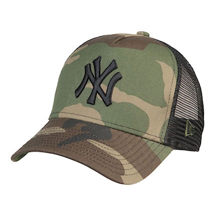Cap New Era New York Yankees Team Trucker woodland camo 2018 - 1