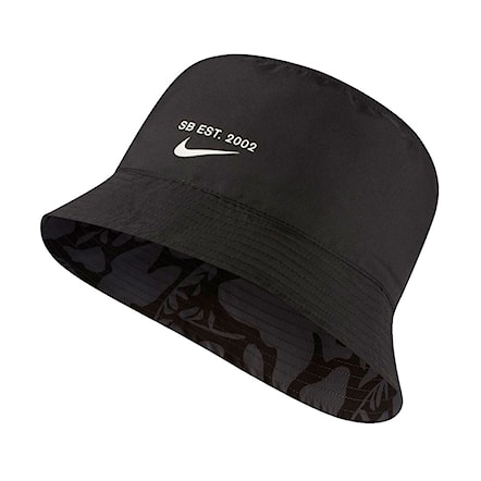 Kapelusz Nike SB Bucket Big Leaf Print black 2019 - 1