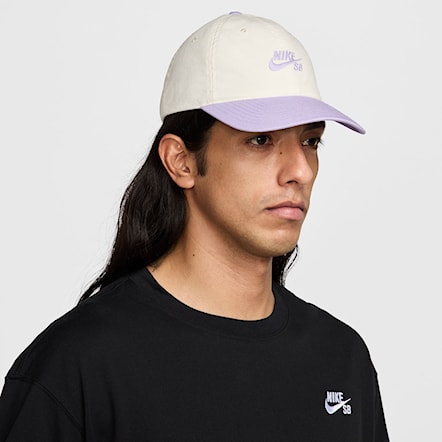 Czapka z daszkiem Nike SB Club sail/hydrangeas/hydrangeas 2025 - 5