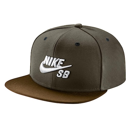 Kšiltovka Nike SB Icon Pro cargo khaki/ale brown/blk/wht 2016 - 1