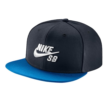 Czapka z daszkiem Nike SB Icon Pro dark obsidian/photo blue/blk/wht 2016 - 1