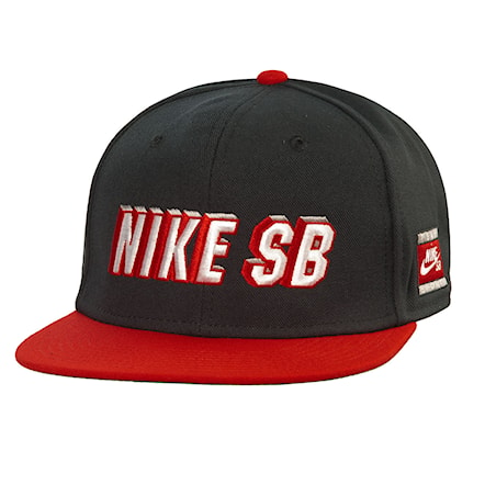 Czapka z daszkiem Nike SB Pro black/university red/unvrsty red 2019 - 1