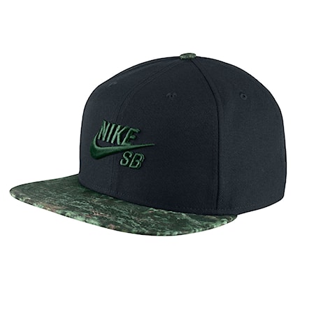 Cap Nike SB Seasonal Snapback black/black/gorge green 2015 - 1