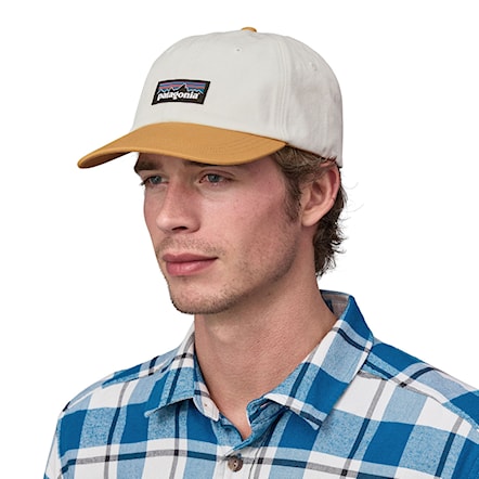 Kšiltovka Patagonia P-6 Label Trad Cap birch white 2024 - 2