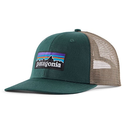 Kšiltovka Patagonia P-6 Logo Trucker Hat cascade green 2025 - 1