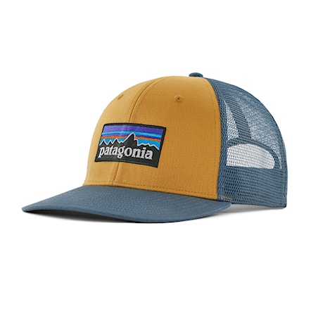 Kšiltovka Patagonia P-6 Logo Trucker Hat pufferfish gold 2024 - 1