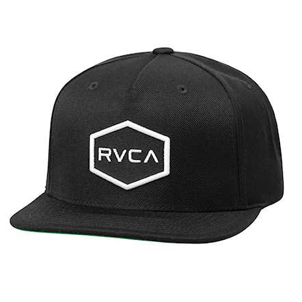 Cap RVCA Commonwealth Snapback black/white 2022 - 1